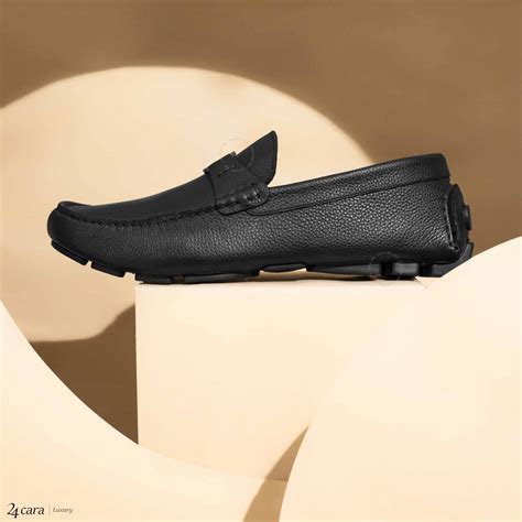 mocassins dior|Moccasin Black Grained Calfskin .